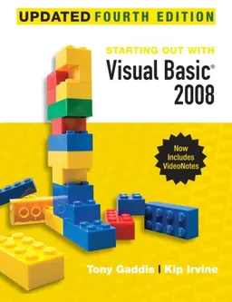 עטיפת הספר Starting Out With Visual Basic 2008 Update (4th Edition) מאת Tony Gaddis