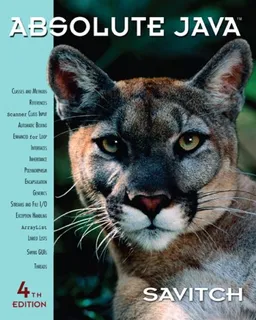 עטיפת הספר Absolute Java (4th Edition) מאת Walter Savitch
