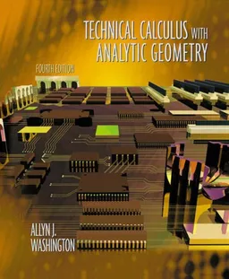 עטיפת הספר Technical Calculus with Analytic Geometry (4th Edition) מאת Allyn J. Washington