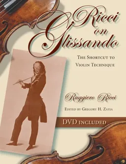 עטיפת הספר Ricci on Glissando: The Shortcut to Violin Technique מאת Ruggiero Ricci