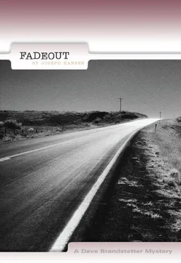עטיפת הספר Fadeout: A Dave Brandstetter Mystery מאת Joseph Hansen