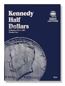 Kennedy Half Dollars Folder 1964-1985 (Official Whitman Coin Folder)