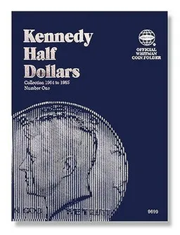 Kennedy Half Dollars Folder 1964-1985 (Official Whitman Coin Folder)