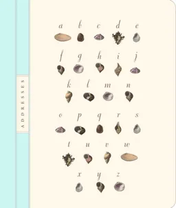 Seashell Mini Address Book