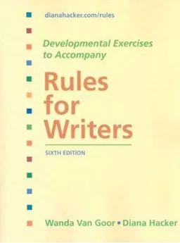 עטיפת הספר Developmental Exercises to Accompany Rules for Writers מאת Diana Hacker