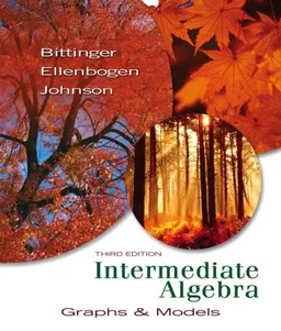 עטיפת הספר Intermediate Algebra: Graphs & Models (3rd Edition) מאת Marvin L. Bittinger