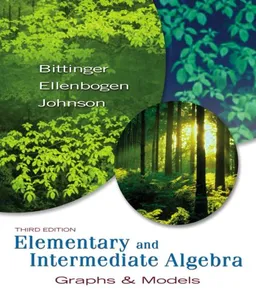 עטיפת הספר Elementary and Intermediate Algebra: Graphs & Models (3rd Edition) מאת Marvin L. Bittinger