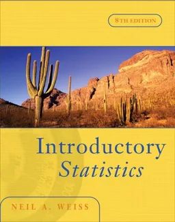 עטיפת הספר Introductory Statistics (8th Edition) מאת Neil A. Weiss