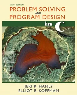 עטיפת הספר Problem Solving and Program Design in C (6th Edition) מאת Jeri R. Hanly