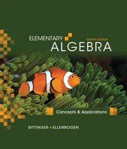 עטיפת הספר Elementary Algebra: Concepts and Applications (8th Edition) מאת Marvin L. Bittinger