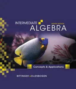 עטיפת הספר Intermediate Algebra: Concepts and Applications (8th Edition) מאת Marvin L. Bittinger