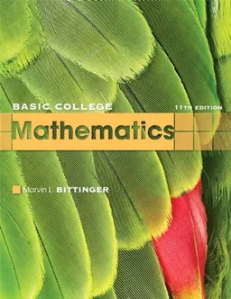 עטיפת הספר Basic College Mathematics (11th Edition) מאת Marvin L. Bittinger