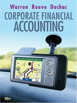 עטיפת הספר Corporate Financial Accounting מאת Carl S. Warren
