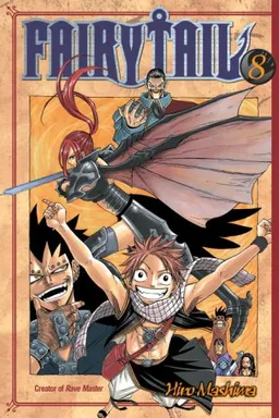 עטיפת הספר Fairy Tail 8 מאת Hiro Mashima