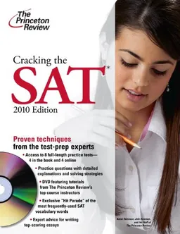 עטיפת הספר Cracking the SAT with DVD, 2010 Edition (College Test Preparation) מאת Princeton Review