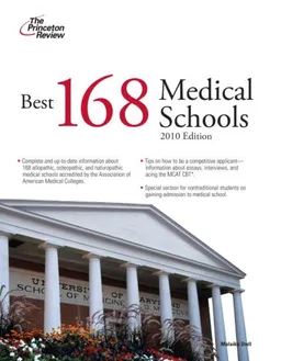 עטיפת הספר The Best 168 Medical Schools, 2010 Edition (Graduate School Admissions Guides) מאת Princeton Review