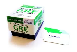 עטיפת הספר Essential GRE Vocabulary (flashcards) (Graduate School Test Preparation) מאת Princeton Review