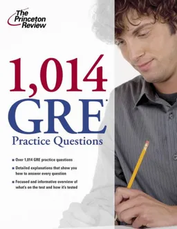 עטיפת 1,014 GRE Practice Questions (Graduate School Test Preparation)
