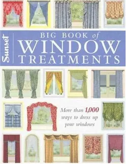 עטיפת הספר Big Book of Window Treatments מאת Editors of Sunset Books