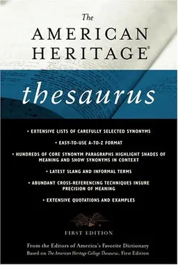 The American Heritage Thesaurus, First Edition
