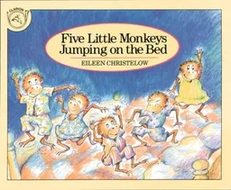 Five Little Monkeys Jumping on the Bed (Board Book)