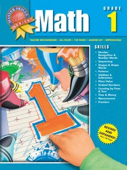 עטיפת הספר Master Skills Math, Grade 1 מאת School Specialty Publishing