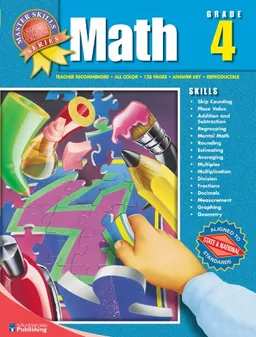 Master Skills Math, Grade 4 (Master Skills Series)