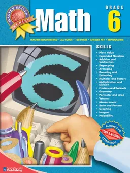 עטיפת הספר Master Skills Math, Grade 6 (Master Skills Series) מאת School Specialty Publishing