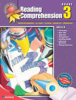 עטיפת הספר Master Skills Series: Reading Comprehension Grade 3 מאת School Specialty Publishing