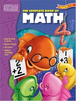 עטיפת הספר The Complete Book of Math, Grades 1-2 מאת School Specialty Publishing