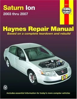 עטיפת הספר Saturn Ion 2003-2007 (Automotive Repair Manual) מאת Ken Freund