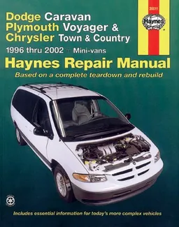 עטיפת הספר Dodge Caravan/Plymouth Voyager/Chrysler Town & Country 96-02 (Haynes Repair Manual) מאת Chilton