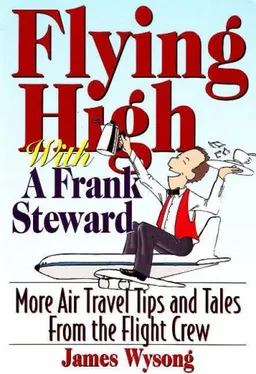 עטיפת הספר Flying High With A Frank Steward: More Air Travel Tales From the Flight Crew מאת James Wysong