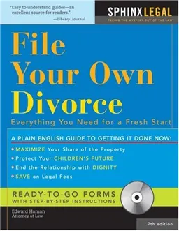 עטיפת הספר File Your Own Divorce, 7E (+CD-ROM): Everything You Need for a Fresh Start (How to File Your Own Divorce) מאת Edward Haman