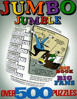 עטיפת הספר Jumbo Jumble: A Big Book for Big Fans מאת Tribune Media Services