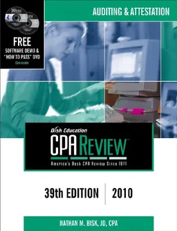 עטיפת הספר Bisk CPA Review: Auditing & Attestation - 39th Edition 2010 (Comprehensive CPA Exam Review Auditing & Attestation) (Cpa Comprehensive Exam Review Auditing and Attestation) מאת Nathan M. Bisk
