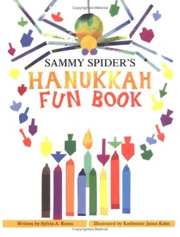 עטיפת הספר Sammy Spider's Hanukkah Fun Book מאת Sylvia A. Rouss