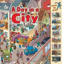 עטיפת הספר A Day in a City (Time Goes By) מאת Nicholas Harris