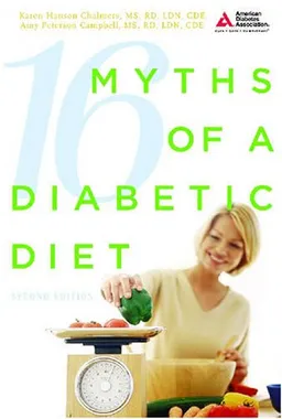 עטיפת הספר 16 Myths of a Diabetic Diet מאת Karen Chalmers