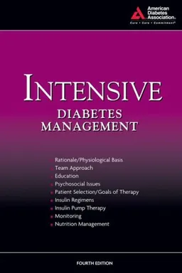 עטיפת הספר Intensive Diabetes Management (ADA) מאת Joseph Wolfsdorf
