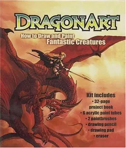 עטיפת הספר DragonArt Kit: How to Draw and Paint Fantastic Creatures מאת Jessica Peffer