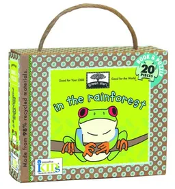 עטיפת הספר Green Start: In the Rainforest (Book and Puzzle) - Made From 98% Recycled Materials מאת Ikids