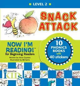עטיפת הספר Snack Attack: Now I'm Reading! מאת Nora Gaydos