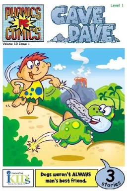 עטיפת הספר Phonics Comics: Cave Dave - Level 1 מאת Carol McAdams Moore