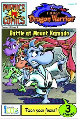 עטיפת הספר Phonics Comics: Hiro Dragon Warrior - Battle at Mount Kamado מאת Bobbi Weiss