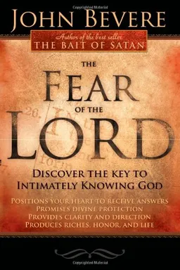 עטיפת הספר The Fear of the Lord מאת John Bevere