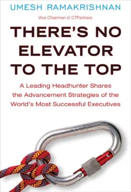 There's No Elevator to the Top: A Leading Headhunter Shares the Advancement Strategies of the World's Most Successful Executives