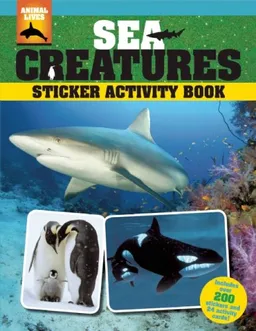 עטיפת הספר Sea Creatures Sticker Activity Book (Animal Lives) מאת Sally Morgan