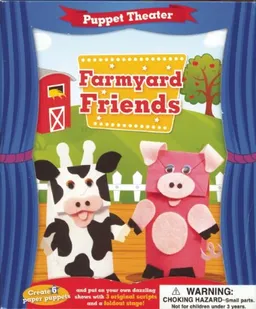 עטיפת הספר Farmyard Friends (Puppet Theater) מאת Samantha Chagollan