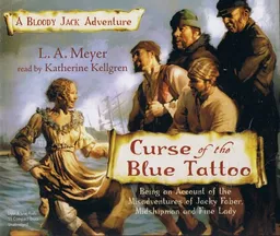 עטיפת הספר Curse of the Blue Tattoo (Bloody Jack Adventures) מאת L.A. Meyer